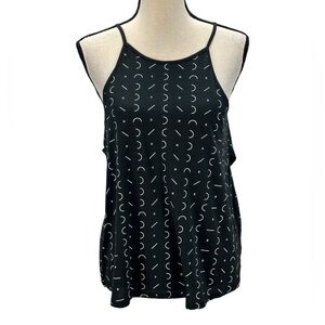 Bench Sleeveless Wrap Back Letter Print Camisole - Black - size Small